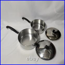 Vintage Farberware Aluminum Bottom 18 Pc Set PLEASE READ DESCRIPTION