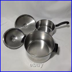 Vintage Farberware Aluminum Bottom 18 Pc Set PLEASE READ DESCRIPTION