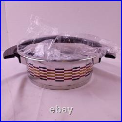 Vintage Fissler ALTA Stainless Pot Flat Vented Lid 18/10 IDC Made in Germany New