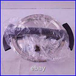 Vintage Fissler ALTA Stainless Pot Flat Vented Lid 18/10 IDC Made in Germany New