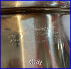 Vintage LIFETIME Cookware 14 Piece T304cc Stainless Pots & Pans Set USA NICE