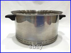 Vintage LIFETIME R6 Stainless Steel 6 Quart QT Soup Stockpot No Lid MADE IN USA