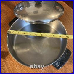 Vintage LUSTRE CRAFT 3 Ply Multi Core 18-8 Stainless Steel Cookware. 13 Pc Set