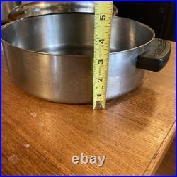 Vintage LUSTRE CRAFT 3 Ply Multi Core 18-8 Stainless Steel Cookware. 13 Pc Set