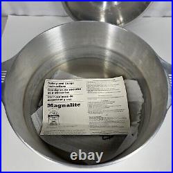 Vintage Magnalite Classic Si05 a 10qt Stockpot withLid Heavy Cast Aluminum