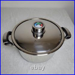 Vintage RAINBOW Nutri Stahl Nutri Thermic 6 7 qt stock pot with lid Stainless