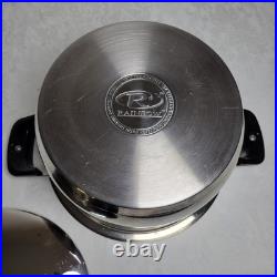 Vintage RAINBOW Nutri Stahl Nutri Thermic 6 7 qt stock pot with lid Stainless