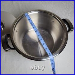 Vintage RAINBOW Nutri Stahl Nutri Thermic 6 7 qt stock pot with lid Stainless