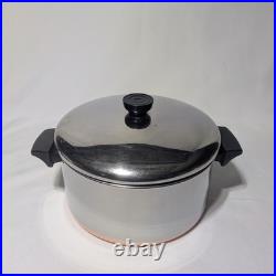 Vintage REVERE WARE Copper Bottom 11 PC Cookware Set Indonesia