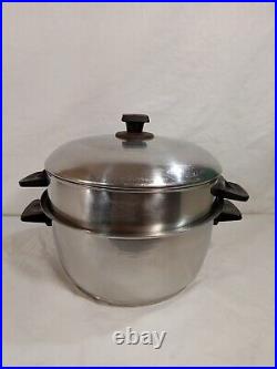 Vintage Rena-ware 6qt/4qt Dome & LID Stainless Stockpot Vintage Rena-ware 6qt/4qt Dome & LID Stainless Stockpot