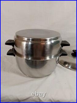 Vintage Rena-ware 6qt/4qt Dome & LID Stainless Stockpot Vintage Rena-ware 6qt/4qt Dome & LID Stainless Stockpot