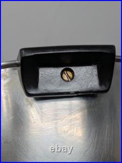 Vintage Revere Ware 16 Qt Stock Pot w Lid Copper Clad Bottom Stainless USA