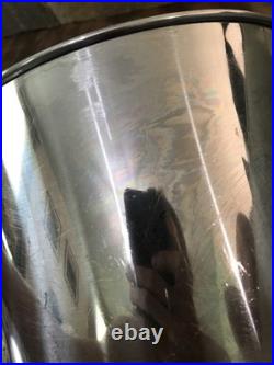 Vintage Revere Ware 16 Qt Stock Pot withLid Stainless Steel Copper Bottom Rome NY