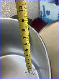 Vintage Revere Ware 16qt Stock Pot Stainless Steel Copper Bottom Rome NY USA