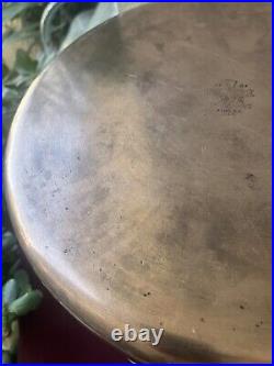 Vintage Revere Ware 16qt Stock Pot Stainless Steel Copper Bottom Rome NY USA