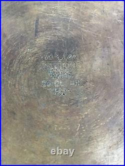 Vintage Revere Ware 20 Quart Stock Pot Stainless Steel. Copper Bottom Rome NY