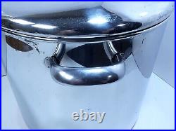 Vintage Revere Ware 20 Quart Stock Pot WithLid Copper Bottom 1801