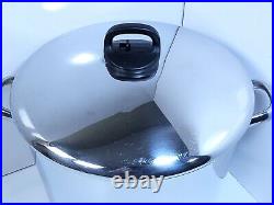 Vintage Revere Ware 20 Quart Stock Pot WithLid Copper Bottom 1801