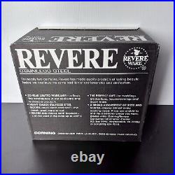 Vintage Revere Ware 6 Qt Quart Stock Pot Stainless Copper Bottom New In Box
