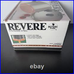 Vintage Revere Ware 6 Qt Quart Stock Pot Stainless Copper Bottom New In Box
