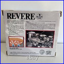 Vintage Revere Ware 6 Qt Stock Pot 1992 Stainless Steel Open Box Made USA READ