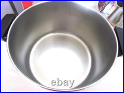 Vintage Revere Ware 6 Qt Stock Pot In Original Box Rare USA