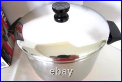 Vintage Revere Ware 6 Qt Stock Pot In Original Box Rare USA