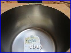 Vintage Revere Ware Copper Stainless Buffet Casserole Stock Pot With Lid Unused Vintage Revere Ware Copper Stainless Buffet Casserole Stock Pot With Lid Unused