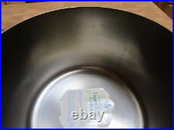Vintage Revere Ware Copper Stainless Buffet Casserole Stock Pot With Lid Unused Vintage Revere Ware Copper Stainless Buffet Casserole Stock Pot With Lid Unused