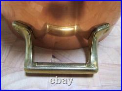 Vintage Revere Ware Copper Stainless Buffet Casserole Stock Pot With Lid Unused Vintage Revere Ware Copper Stainless Buffet Casserole Stock Pot With Lid Unused