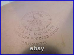 Vintage Revere Ware Pre 1968 Rare 4 Qt Long Handled Stock Pot+ Double Boiler
