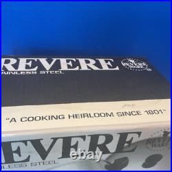Vintage Revere Ware Stainless Steel Copper Bottom 6 QT Stockpot 3514267 NIB 1992