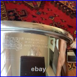 Vintage Royal Prestige 7 Ply SS Titanium Silver Alloy Copper 11 Pc. Set. Clean