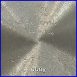 Vintage Ruffoni Opus Prima Hammered Stainless Steel Braiser 5 qt Retired