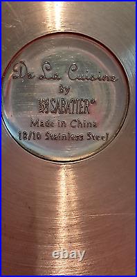 Vintage SABATIER De La Cuisine Pasta Pot with Strainer Duck Mallard Stainless