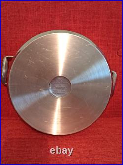 Vintage SABATIER De La Cuisine Pasta Pot with Strainer Duck Mallard Stainless