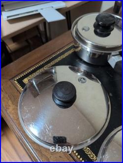 Vintage SALADMASTER Stainless Steel Cookware Set/13 pieces/USA/Vapo Lids/ T-304S