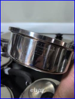 Vintage SALADMASTER Stainless Steel Cookware Set/13 pieces/USA/Vapo Lids/ T-304S