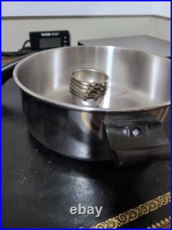 Vintage SALADMASTER Stainless Steel Cookware Set/13 pieces/USA/Vapo Lids/ T-304S