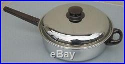 Vintage SEARS Stainless Steel 9 pc. COOKWARE SET Pots/Pans/Lids/Skillet/Stockpot