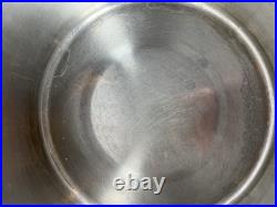 Vintage SaladMaster 18/8 Tri-Clad Stainless Steel 6 Quart Stock Pot w Vapor lid