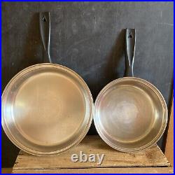 Vintage Vollrath TRI-PLY 14 Pc. Stainless Steel Cookware Set 304-S Fry Pan Sauce