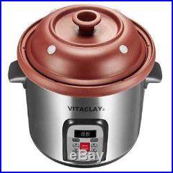 VitaClay New Smart Organic Clay Multi-Crock And Stock Pot, 6.5 Qts