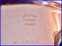 Vtg Mauviel Williams Sonoma France 3.5 quart Copper Stock Pot Pan Stainless Int