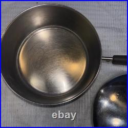 Vtg Revere Ware Set Copper Bottom Cookware. Skillet, Stock Pot, 2 Sauce Pans