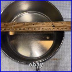 Vtg Revere Ware Set Copper Bottom Cookware. Skillet, Stock Pot, 2 Sauce Pans
