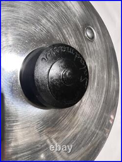 Vtg Saladmaster 18-8 Tri-Clad 6Qt Stainless Steel Stock Pot Dutch Oven with2nd Lid