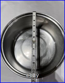 Vtg Saladmaster 18-8 Tri-Clad 6Qt Stainless Steel Stock Pot Dutch Oven with2nd Lid