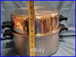 Vtg Saladmaster Stock Pot Dutch Oven 7 Qt Dome Lid 18-8 Stainless 2 PC USA Vtg Saladmaster Stock Pot Dutch Oven 7 Qt Dome Lid 18-8 Stainless 2 PC USA