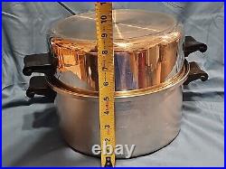 Vtg Saladmaster Stock Pot Dutch Oven 7 Qt Dome Lid 18-8 Stainless 2 PC USA Vtg Saladmaster Stock Pot Dutch Oven 7 Qt Dome Lid 18-8 Stainless 2 PC USA